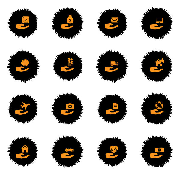 Insurance simply icons