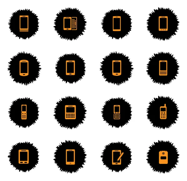 Phones simply icons — Stock Vector