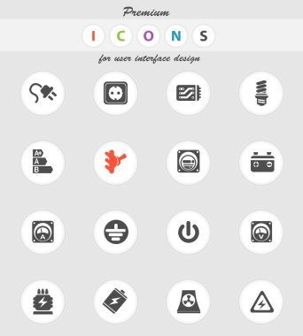 Elektrik Icons set
