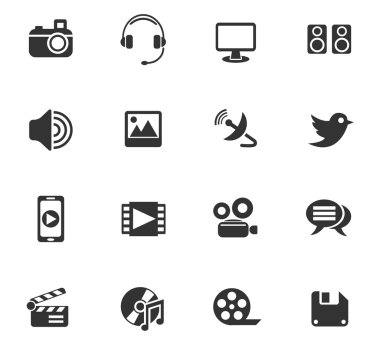 Medya Icon set