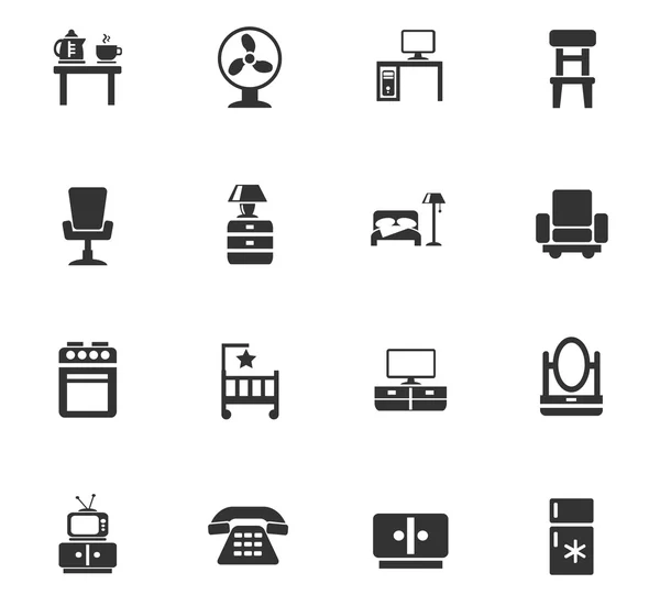Conjunto de ícones móveis — Vetor de Stock
