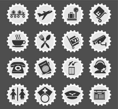 Havaalanı Icon set
