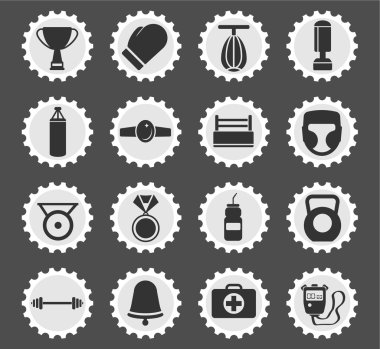 Sadece simgeleri boks