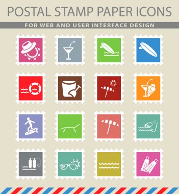 Sadece simgeleri plaj