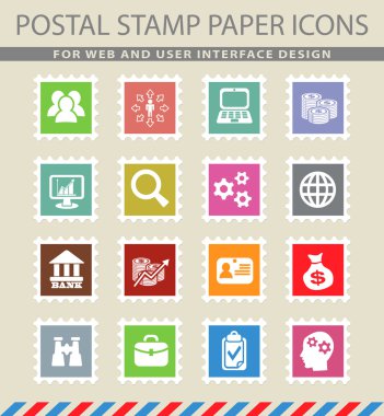 iş yönetimi ve insan kaynakları Icon set