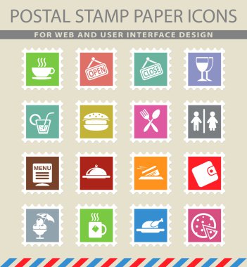 kafe siluet simgeler