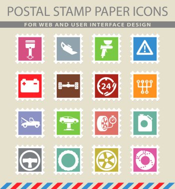 Araba Servis sadece simgeleri