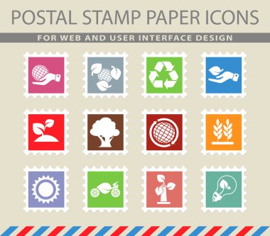 Ekoloji simgesi seti