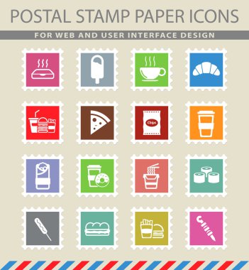 Fast food sadece simgeleri