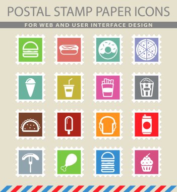 Fast food sadece simgeleri