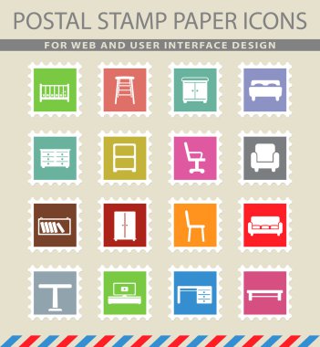 Mobilya sadece simgeleri