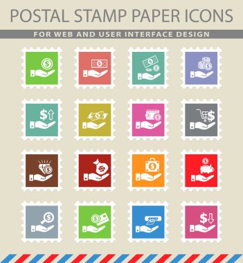 el ve para simgesi seti