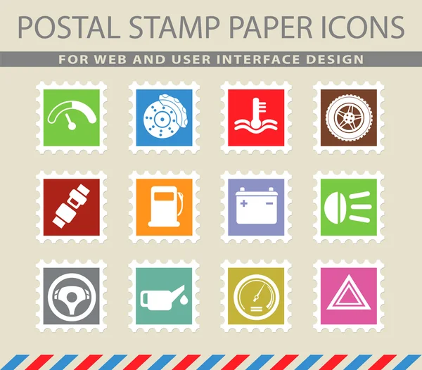 vektör araba arabirimi Icon set