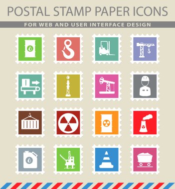 Endüstriyel sadece simgeleri