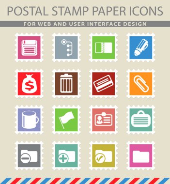 Office basit vektör ikonlar