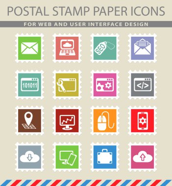 SEO ve geliştirme Icon set