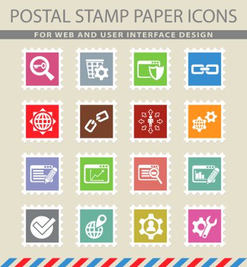 SEO ve geliştirme Icon set