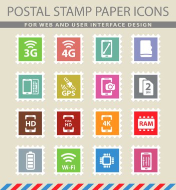 Sadece simgeleri Smarthone gözlük