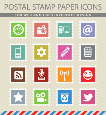 Sosyal ortam simgesi seti