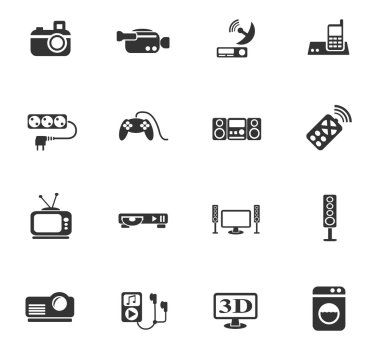 ev aletleri Icon set