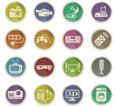 ev aletleri Icon set