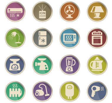 ev aletleri Icon set