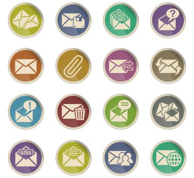 mektup ve Zarf Icon set