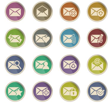 mektup ve Zarf Icon set