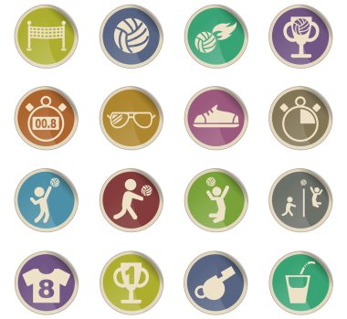 Voleybol Icon set