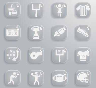 Amerikan futbolu sadece simgeleri