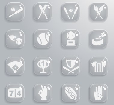 Beyzbol simgesi seti