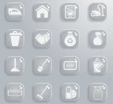 Temizlik hizmet sadece simgeleri