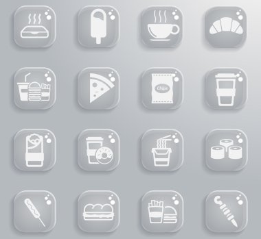 Fast food sadece simgeleri