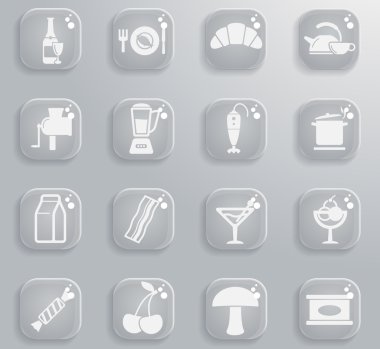 Yemek ve mutfak sadece simgeleri