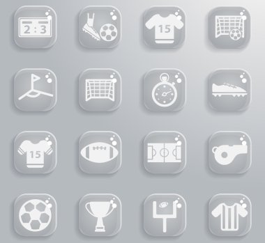 Futbol sadece simgeleri