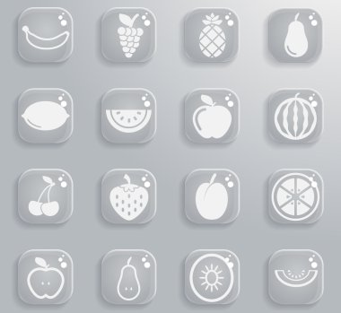 Sadece simgeleri meyveler