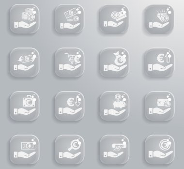 el ve para simgesi seti