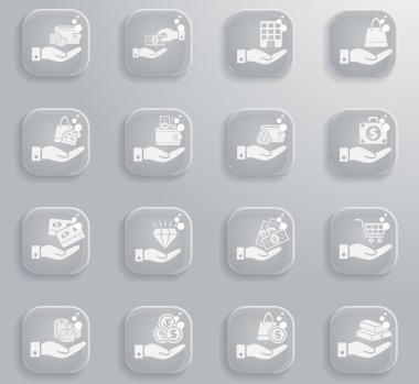 el ve para simgesi seti