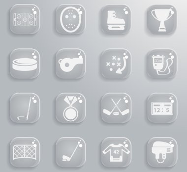 Hokey sadece simgeleri