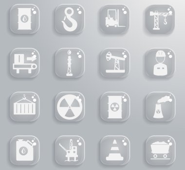 Endüstriyel sadece simgeleri