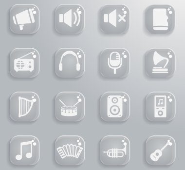 Müzik sadece simgeleri