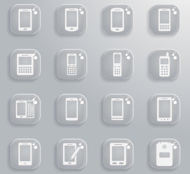 Sadece simgeleri telefonları