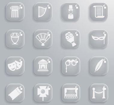 Tiyatro sadece simgeleri