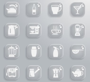 İçeceklerin hazırlanması için mutfak eşyaları