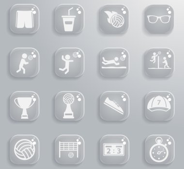 Voleybol sadece simgeleri