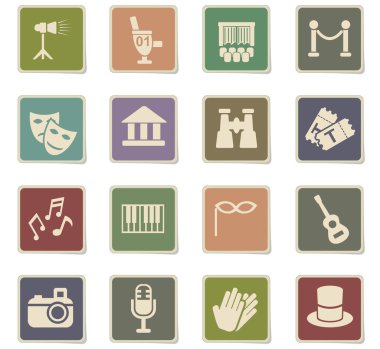Tiyatro Icon set