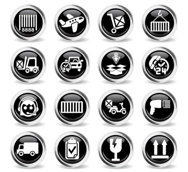 Teslimat hizmeti simge seti