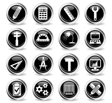 Mühendislik Icon set