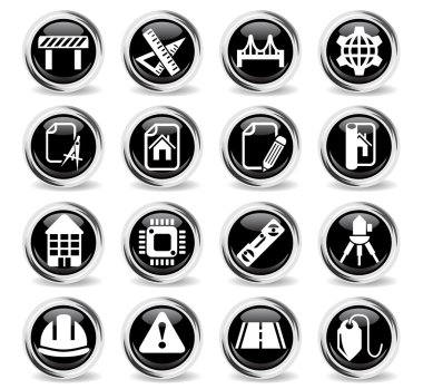Mühendislik Icon set