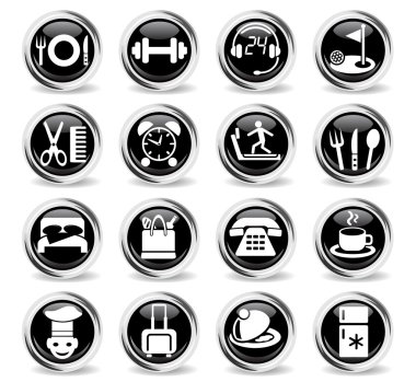 otel servis simge seti